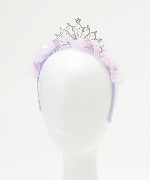 Lycee mine(リセマイン)の「ティアラ付きカチューシャ【子供服】【キッズ】【女の子】(カチューシャ・キッズ・ピンク/ライトブルー/ラベンダー・F)」の10枚目の写真