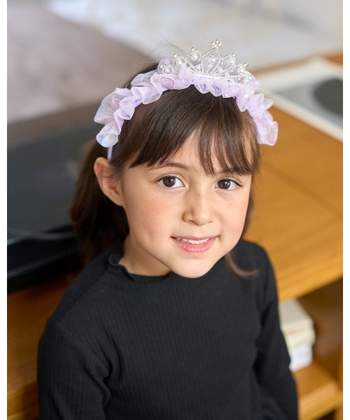 セール】ティアラ付きカチューシャ（その他ヘアアクセサリー）｜Lycee