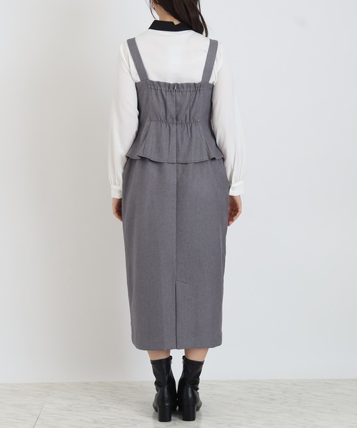 Astoria  Fleure（アストリアフルール）の「ペプラムジャンスカ（ジャンパースカート・レディース・ブラック/ライトグレー・MEDIUM/LARGE）」の17枚目の写真