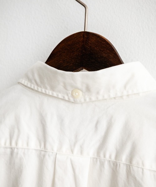 Audience（オーディエンス）の「Upscape Audience 日本製/国産遠州7オンスチノクロスボタンダウンボクシークロップド長袖シャツ AUD6666（シャツ/ブラウス・メンズ・ブラック/オフホワイト・M/L）」の17枚目の写真