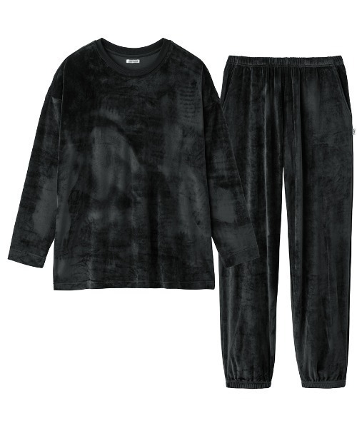 UCHI-COLLE/ウチコレ あったかルームウェア ベロア上下 ～こだわり設計