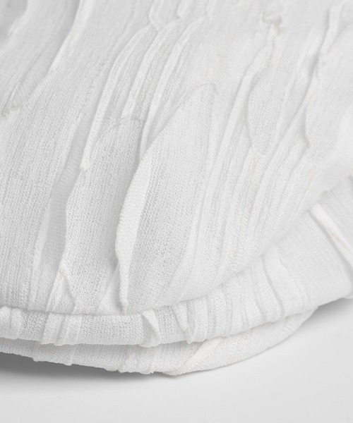 FANCY CLUB(ファンシークラブ)の「A'GEM/9 × .kom 『FANCY CLUB/ファンシークラブ』 LACE BANDING HUNTING CAP/レース バンディング ハンチングキャップ(ハンチング/ベレー帽・レディース・ブラック/ホワイト・FREE)」の15枚目の写真