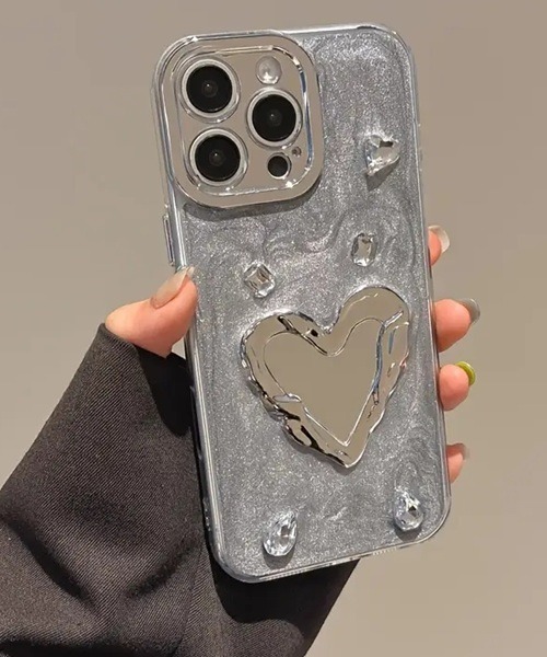 iPhoneケース シルバー系 ( iPhone 13 /iPhone 13 Pro/iPhone 14