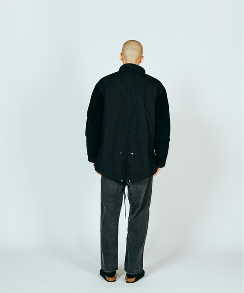 made in standard （メイドインスタンダード）の「MADE IN STANDARD メイドインスタンダード / QUILT LINED M-65 FIELD JACKET（ミリタリージャケット・メンズ・ブラック/オリーブ・MEDIUM/LARGE）」の3枚目の写真