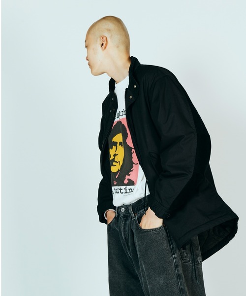 made in standard （メイドインスタンダード）の「MADE IN STANDARD メイドインスタンダード / QUILT LINED M-65 FIELD JACKET（ミリタリージャケット・メンズ・ブラック/オリーブ・MEDIUM/LARGE）」の6枚目の写真