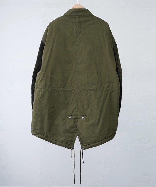 made in standard （メイドインスタンダード）の「MADE IN STANDARD メイドインスタンダード / QUILT LINED M-65 FIELD JACKET（ミリタリージャケット・メンズ・ブラック/オリーブ・MEDIUM/LARGE）」の13枚目の写真