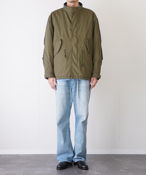 made in standard （メイドインスタンダード）の「MADE IN STANDARD メイドインスタンダード / QUILT LINED M-65 FIELD JACKET（ミリタリージャケット・メンズ・ブラック/オリーブ・MEDIUM/LARGE）」の16枚目の写真