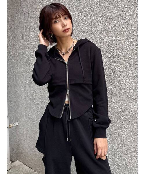 ZIPフーディー（パーカー）｜MURUA（ムルーア）のファッション