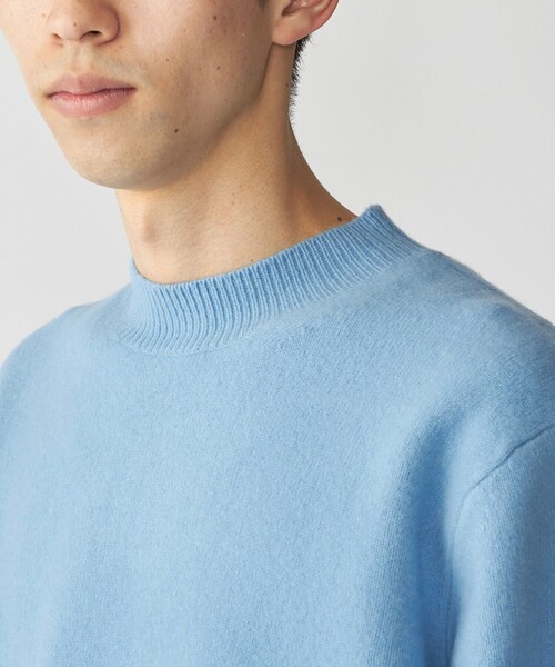 SHIPS(シップス)の「SHIPS:〈手洗い可能〉7ゲージ ウール カシミヤ ボイル モックネック(ニット/セーター・メンズ・ライトグリーン/ダークグレー/キャメル/オフホワイト/ライトブルー/ネイビー・X-LARGE/LARGE/MEDIUM/SMALL)」の16枚目の写真