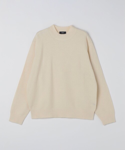 SHIPS:〈手洗い可能〉7ゲージ ウール カシミヤ ボイル モックネック