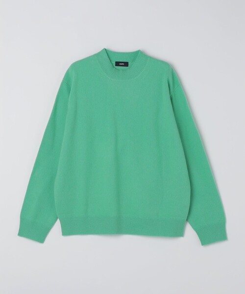 SHIPS(シップス)の「SHIPS:〈手洗い可能〉7ゲージ ウール カシミヤ ボイル モックネック(ニット/セーター・メンズ・ライトグリーン/ダークグレー/キャメル/オフホワイト/ライトブルー/ネイビー・X-LARGE/LARGE/MEDIUM/SMALL)」の7枚目の写真