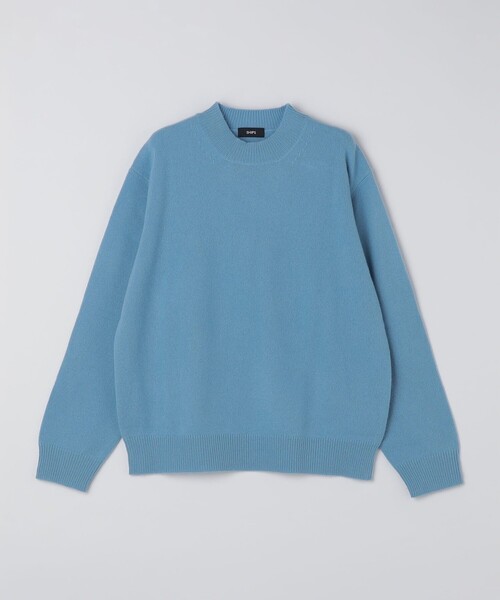 SHIPS(シップス)の「SHIPS:〈手洗い可能〉7ゲージ ウール カシミヤ ボイル モックネック(ニット/セーター・メンズ・ライトグリーン/ダークグレー/キャメル/オフホワイト/ライトブルー/ネイビー・X-LARGE/LARGE/MEDIUM/SMALL)」の9枚目の写真