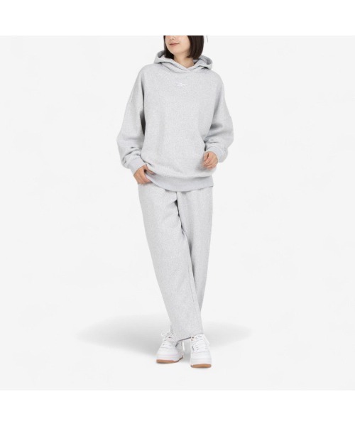 Reebok(リーボック)の「ラックス フーディー / LUX HOODIE(パーカー・レディース・グレー/ベビーピンク・MEDIUM/SMALL/X-SMALL)」の5枚目の写真