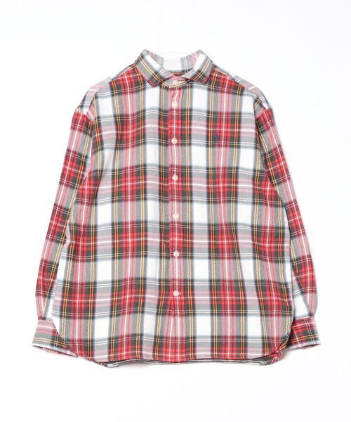 セール】リラックス フィット チェック コットン ツイル シャツ