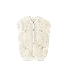 Aveline Gathered Knit Top（ニット/セーター）｜Her lip to（ハー