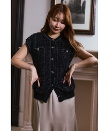 Her lip to（ハーリップトゥー）の「Aveline Knit Gilet（ニット