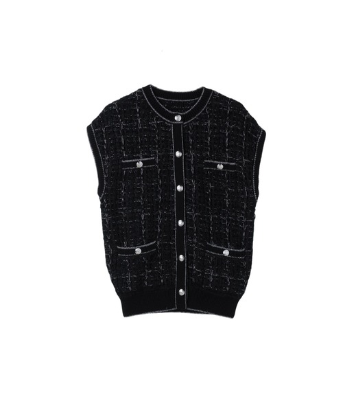 Her lip to（ハーリップトゥー）の「Aveline Knit Gilet（ニット