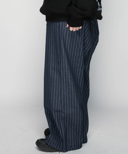 JACKROSE（ジャックローズ）の「JE-SELECT-ピンストライプ PANT（その他パンツ・メンズ・ブラック/ネイビー・FREE）」の9枚目の写真