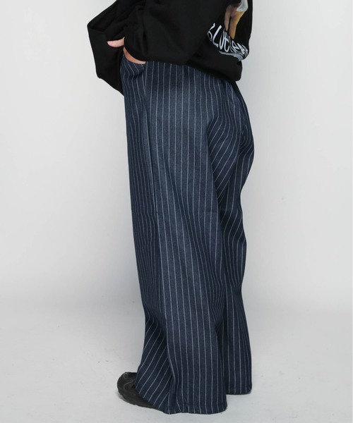 JACKROSE（ジャックローズ）の「JE-SELECT-ピンストライプ PANT（その他パンツ・メンズ・ブラック/ネイビー・FREE）」の10枚目の写真