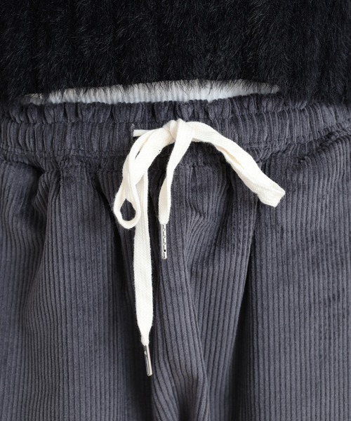 Arinomama(アリノママ)の「Arinomama ワイド サイドラインパンツ コーデュロイ Corduroy(その他パンツ・レディース・グレー/ブラック/ブラウン・FREE)」の19枚目の写真