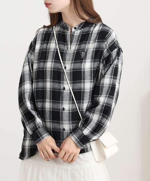 セール】ゴルフネコ刺繍ブラウス（シャツ/ブラウス）｜Quelle Chance