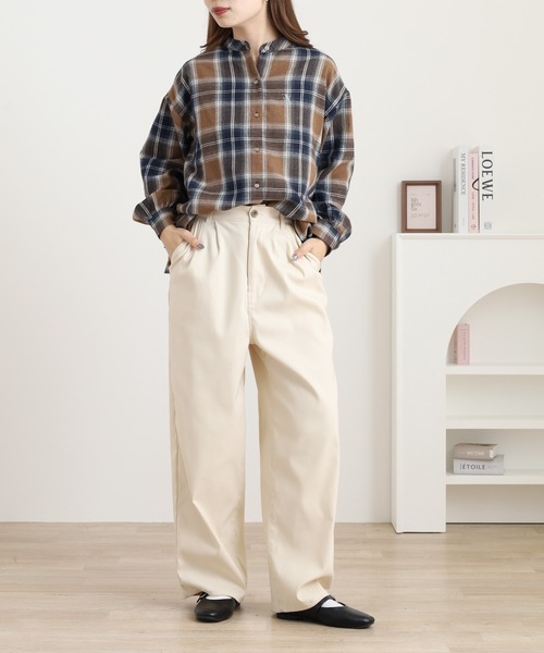 Quelle Chance(ケルシャンス)の「ゴルフネコ刺繍ブラウス(シャツ/ブラウス・レディース・ブラック系その他/ワイン系/ネイビー系・M/L)」の11枚目の写真