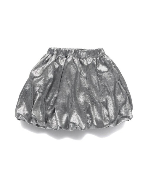 BRANSHES（ブランシェス）の「【b.+A】金子綾/バルーンスカート（スカート・キッズ・シルバー/ブラック・M/XL/S/L）」の11枚目の写真