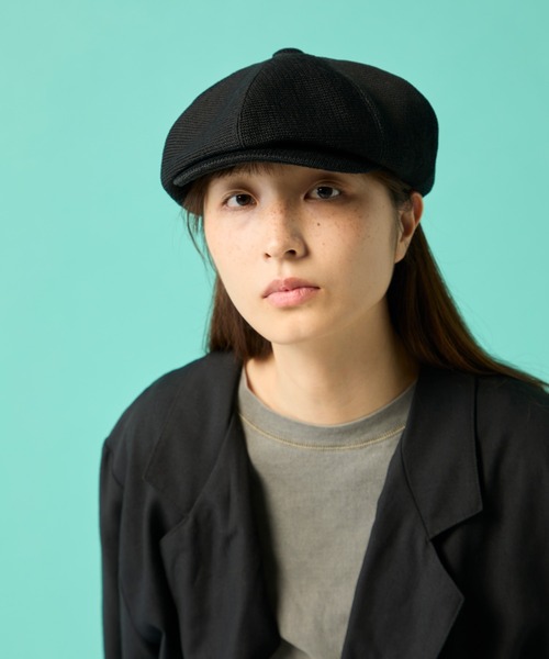 CPH(シーピーエイチ)の「CPH/シーピーエイチ/Strow Yarn Thermo/575 Casquette(キャップ・メンズ・ブラック・F)」の3枚目の写真