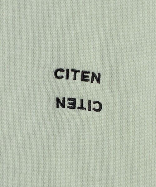 CITEN（シテン）の「＜CITEN＞ライトスウェットジップパーカー（パーカー・メンズ・オリーブ/ブラック・L/M）」の14枚目の写真