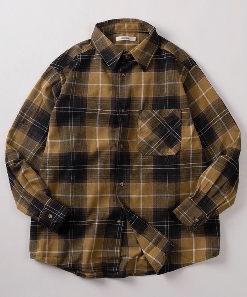 セール】【83】ソフトフランネル チェックシャツ／アメカジ（シャツ