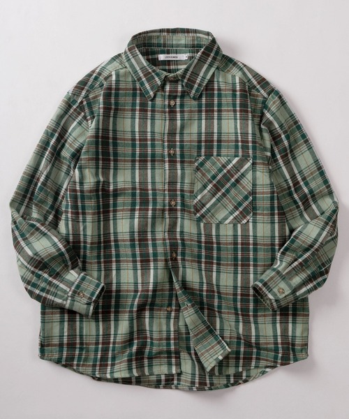 セール】【83】ソフトフランネル チェックシャツ／アメカジ（シャツ