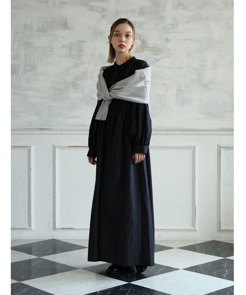 人気の練習着❤️スタンダードにオススメ！五分丈袖ワンピース！露出少なめで細見え 撥水加工／洗える】ビスチェデザイン マルチワンピース