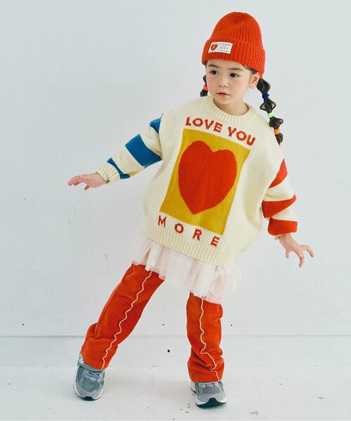 ジュニア対応】カラフルジャガードセーター（ニット/セーター）｜p