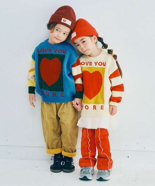 ジュニア対応】カラフルジャガードセーター（ニット/セーター）｜p