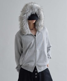 EPNK(イーピーエヌケー)のAdjustable  Faux Fur Hoodie /アジャスタブルフェイクファーフーディ(パーカー)