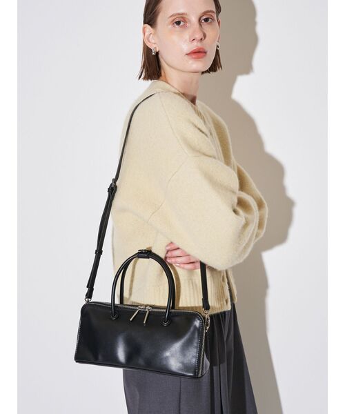 ELENDEEK（エレンディーク）の「チップボストンバッグ（ボストンバッグ・レディース・ベージュ/ブラウン/ブラック・FREE）」の5枚目の写真