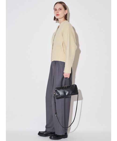 ELENDEEK（エレンディーク）の「チップボストンバッグ（ボストンバッグ・レディース・ベージュ/ブラウン/ブラック・FREE）」の6枚目の写真