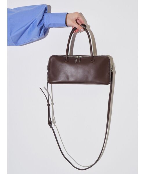 ELENDEEK（エレンディーク）の「チップボストンバッグ（ボストンバッグ・レディース・ベージュ/ブラウン/ブラック・FREE）」の7枚目の写真