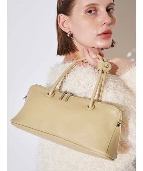 ELENDEEK（エレンディーク）の「チップボストンバッグ（ボストンバッグ・レディース・ベージュ/ブラウン/ブラック・FREE）」の8枚目の写真