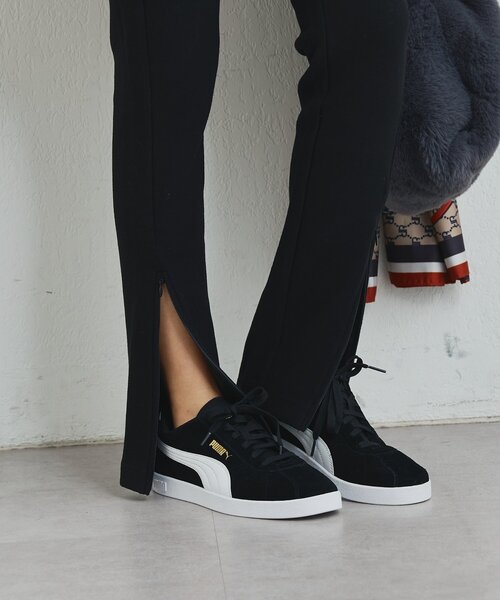 un dix cors（アンディコール）の「《美シルエット》裾ファスナー起毛スキニーパンツ（スウェットパンツ・レディース・ブラック・FREE）」の8枚目の写真