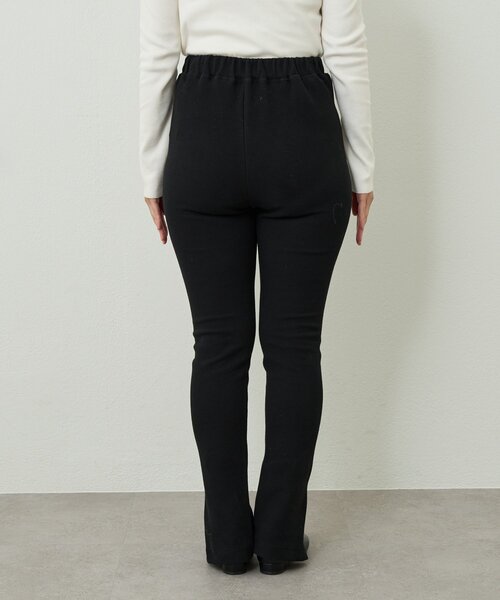 un dix cors（アンディコール）の「《美シルエット》裾ファスナー起毛スキニーパンツ（スウェットパンツ・レディース・ブラック・FREE）」の19枚目の写真