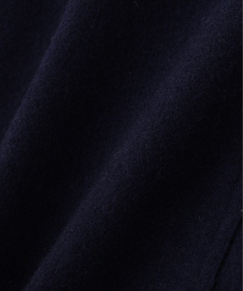 MHL.（エムエイチエル）の「LIGHT  WOOL MELTON（スカート・レディース・ネイビー・1/2/3）」の2枚目の写真