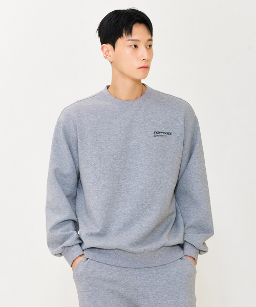 CHASECULT(チェイスカルト)の「男性レタリンググラフィックスウェットシャツ-グレー(スウェット・メンズ・MD.Gray・100/110/95/105)」の1枚目の写真