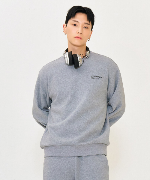 CHASECULT(チェイスカルト)の「男性レタリンググラフィックスウェットシャツ-グレー(スウェット・メンズ・MD.Gray・100/110/95/105)」の3枚目の写真