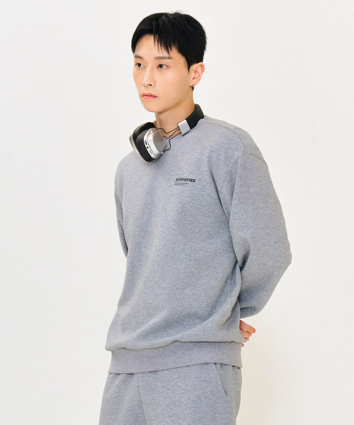 CHASECULT(チェイスカルト)の「男性レタリンググラフィックスウェットシャツ-グレー(スウェット・メンズ・MD.Gray・100/110/95/105)」の4枚目の写真