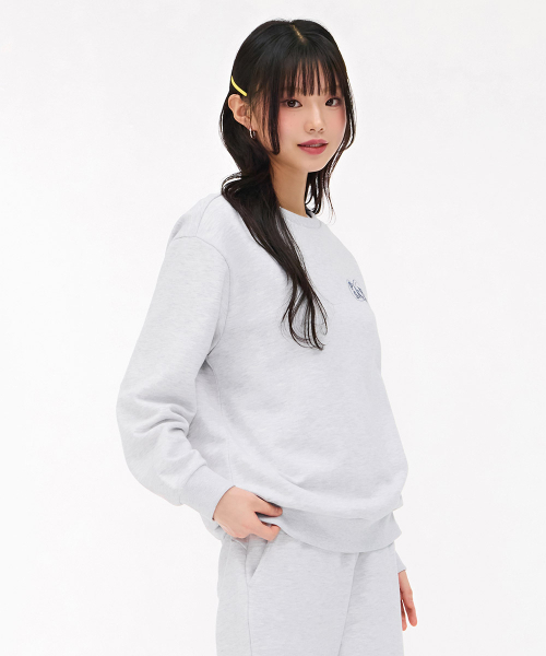 CHASECULT(チェイスカルト)の「レディース刺繍ポイントスウェットシャツ-グレー(スウェット・レディース・ライトグレー・90/85)」の3枚目の写真