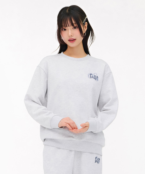 CHASECULT(チェイスカルト)の「レディース刺繍ポイントスウェットシャツ-グレー(スウェット・レディース・ライトグレー・90/85)」の4枚目の写真