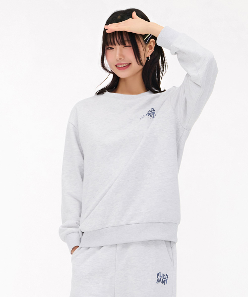 CHASECULT(チェイスカルト)の「レディース刺繍ポイントスウェットシャツ-グレー(スウェット・レディース・ライトグレー・90/85)」の5枚目の写真