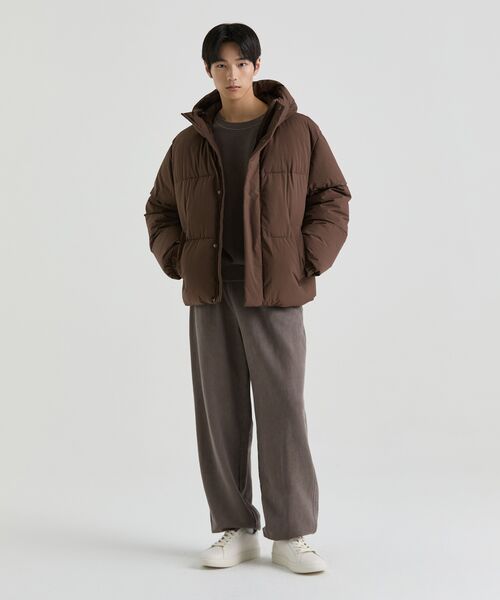 MUSINSA STANDARD（ムシンサスタンダード）の「ピグメントワイドスウェットパンツ[ブラウン]（スウェットパンツ・メンズ・その他・X-LARGE/XX-LARGE/SMALL/MEDIUM/LARGE）」の6枚目の写真