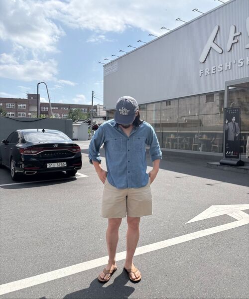 OUTSTANDING(アウトスタンディング)の「USN SELVEDGE CHAMBRAY SHIRT_L.BLUE(シャツ/ブラウス・メンズ・その他・SMALL/MEDIUM/LARGE/X-LARGE)」の15枚目の写真